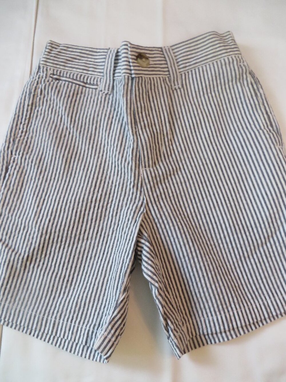 NEW w TAGS | Janie and Jack Shorts |Seersucker | Black & White | Size 12-18 mos